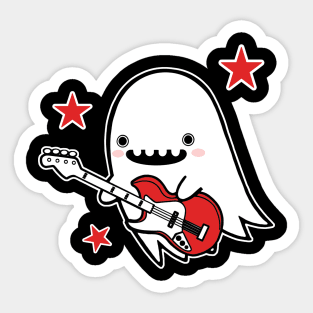 Ghost Guitar Sticker